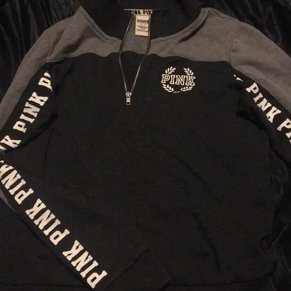 PINK zip up sweatshirt